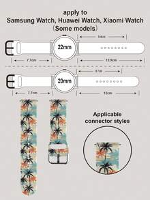 1pc Soft Elastic Breathable Wristband Replacement Strap For Apple Watch 38mm 40mm 41mm 45mm 44mm 42mm 49mm, Fashionable Casual Multi-Color Silicone Watch Band Compatible With Apple Watch Ultra Series, S10/SE/9/8/7/6/5/4/3/2/1 Smartwatch Accessories - Multicolor - View 14