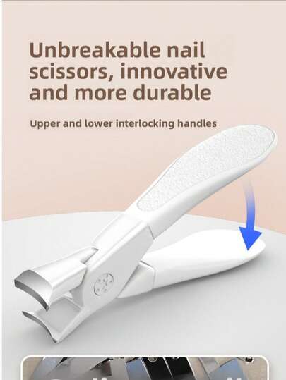 New Upgraded Anti-Splash Nail Clipper Thick Hard Nail Clipper Special Nail Clipper Large Family Nail Clipper Scissors