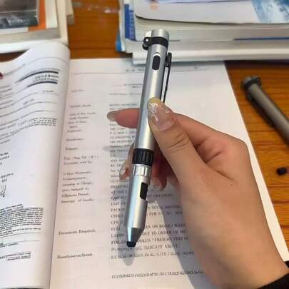 Adventure Multi-Tool Ballpoint Pen – 6-In-1 Design For ADHD Focus & Outdoor Fun, Creative Student Gift Setpenne Stationery Journal Supplies School Stationery Pens School Supplies