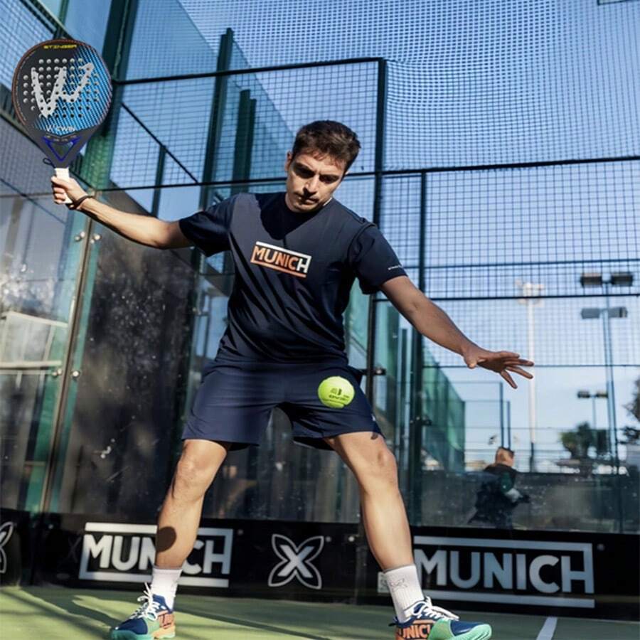 板式网球拍，碳纤维软EVA拍面，配有拍包，非常适合感恩节、圣诞节、万圣节和新年庆祝活动。 - 彩色 - 查看 1