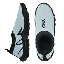 Sapatilha Aquatica Neoprene Tenis Meia Calce Facil Tratorada - AZUL CLARO - Visão 2