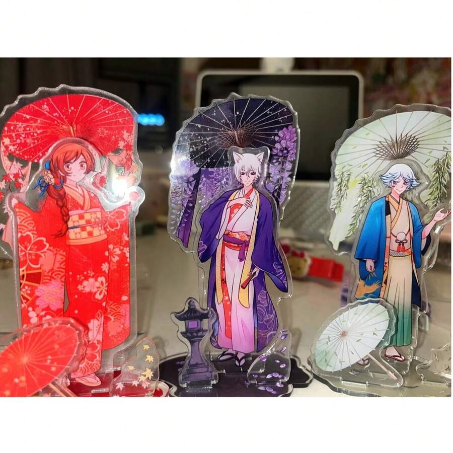 Mô hình nhân vật anime "Kamisama Kiss" phiên bản giới hạn, gồm Tomoe, Nanami và Mizuki - Đồ trang trí để bàn sưu tầm anime, thích hợp trang trí xe hơi, đồ sưu tầm, quà tặng Halloween/Giáng sinh/Sinh nhật cho bạn bè - Nhiều màu - Xem 1