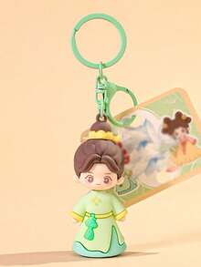 2pcs Cartoon Couple Plush Keychain, Cute Bag Pendant, Car Key Chain, Small Gift - Couple Keychains - View 4