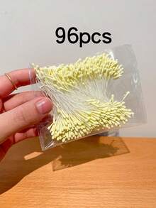 300-380颗/900-1140颗 2毫米哑光花蕊，仿真花配件，花心，花苞，花瓣，适用于DIY手工人造花卉工艺品、花卉装饰、发饰 - 彩色 - 查看 19