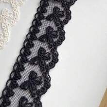 2 Sizes White & Beige Hollow Bow Lace Embroidery Trim, DIY Sewing Craft Clothing Decoration Material - Lace Trim - View 11