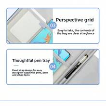 PU Leather Business Tablet Protective Case, IPad Sleeve - Black - View 5