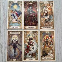6pcs Anime Game Offis Lucia Exquisite Small Cards, Anime Character Cards Collection, Tarot, Fortune Telling, Collector's Item - Multicolor - View 9