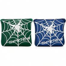 1 pieza Funda para palo de golf y putter de cuero PU duradero con patrón de araña - Conjunto de regalo premium para entusiastas del golf y amigos - Multicolor - Ver 2