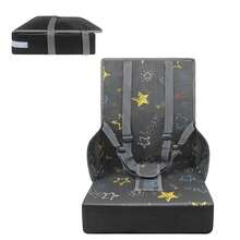 Booster Seat, High Chair For Babies, Table Seat, Chair Cushion, Child Seat, Baby Seat, Seat Cushion, Chair With Adjustable Belt, Booster Seat - Grey - View 1