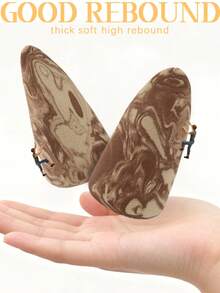 Rocket Head Makeup Sponge Set (8/10/15/20pcs Optional) - White & Coffee Makeup Sponge, Water-Activated Latex Sponges For Foundation, BB Cream, Loose Powder, Concealer & Blush, Flawless Base Makeup - Multicolor - View 1