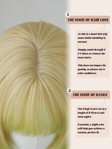 NAMM Tóc giả ombre xanh lá cây 24 inch cho nữ, kiểu tóc Hime, dài thẳng, nhiều lớp, có mái, trông tự nhiên, làm từ sợi tổng hợp cao cấp chịu nhiệt, thích hợp cho sử dụng hàng ngày, lễ hội âm nhạc và phong cách Sakura Glam, quà tặng - Phụ kiện tóc giả - màu xanh lá - Xem 7