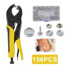 Heavy Duty Snap Fasteners Pliers Press Studs Kit Button Tool DIY - A - View 2