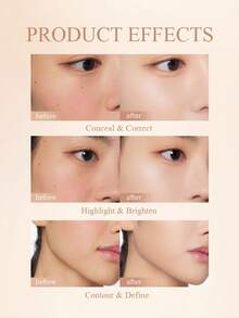 Dasique 9-Color Multi-Functional Concealer Palette - Suitable For Acne, Dullness, Scars, Spots, Waterproof Long-Lasting Brightening, Non-Sticky, Facial Makeup Tool, Lightweight Concealing And Color Correcting - 01 Cover - View 7