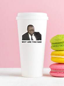 "WHY ARE YOU GAE" Funny Meme Sticker - Viral Internet Culture Decal, Sarcastic Quote Graphic For Laptop, Kindle & Phone Case, Waterproof Vinyl - Multicolor - View 4