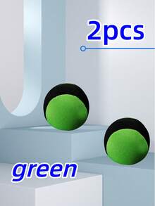 2pcs/1pc Bouncy Water Ball, Perfect 5.5CM Size, Soft Rubber Coated, Durable Nylon Material, Long Lifespan, Dual Color Bouncy Ball, Suitable For Pool, Beach And Ocean Fun, Grip Strength Training, Unisex, Great For Sports, Christmas, New Year, Festival, Holidays - Gifts - Multicolor - View 24