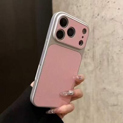 Large Window Design Phone Case, Compatible With IPhone 17 Pro Max/16 Pro Max/15 Pro Max/14 Pro Max/13 Pro Max, Minimalist Style Daily Commute Phone Case, Anti-Drop, Precise Cutouts Without Signal Interference, Anti-Fingerprint