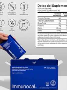 Immunocal® Original, Precursor de Glutatión – Aislado de Proteína de Suero de Leche, Soporte para Defensas Fuertes| 30 Porciones - Azul - Ver 4