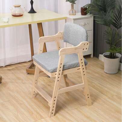 Silla Infantil de Madera de Pino – Ajustable en Altura, Ideal para Niños de Todas las Edades Silla de Madera Ajustable – Para Niño y Niña – Perfecta para Tarea, Dibujo o Comida – Diseño Minimalista y Duradero Silla de Comedor Ajustable para Bebés y Niños – Desde 3 Años – Ideal para Crecer sin Cambiar de Silla