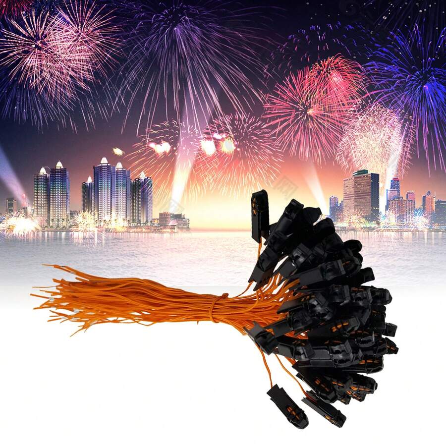 30cm Copper Core Firework Ignition Cables (100pcs/Bundle) - Remote Detonation For Professional Displays - A-30cm-100pcs - View 1