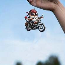 1 Motorcycle-Shaped Pendant - Home Decoration, Backpack Keychain And Personal Accessory, Festival Party Gift - 1pc - View 4
