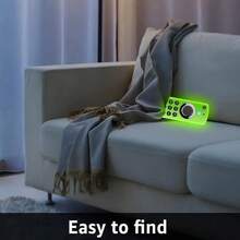 Remote Control Protective Cover, Remote Control Cover, Silicone Material, Anti-Drop, Anti-Dust, Compatible With Fire Stick TV Alexa Voice Remote Control (Third Generation) Luminous Model With Lanyard,Mother's Day Gift,Bedroom Decor,Garden,Kitchen Decor,Summer,Beach,Travel Essentials,Room Decor,Squishy,Graduation - Multicolor - View 6