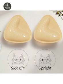 1 对加厚三角双面自粘式聚拢胸垫 | 倒 V 形，隐形无痕，使小胸看起来更大，适合泳衣和比基尼内衬。 - 彩色 - 查看 13