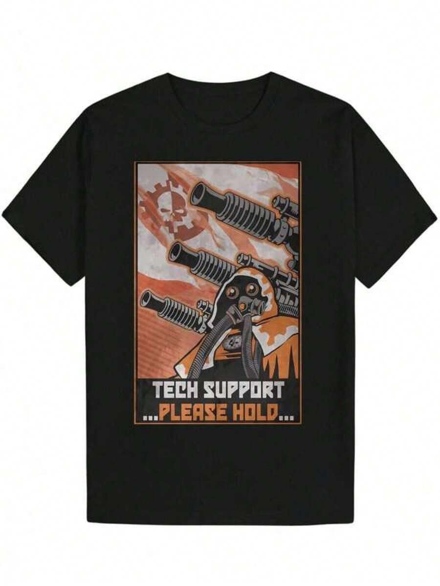 Men Outdoor Tees & Tanks - Black - View 1