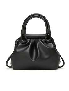 女士新款独特褶皱云朵简约单肩包，适合外出、通勤和日常使用 - 彩色 - 查看 13