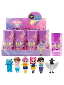 Hasbro 新款可爱韩流女巫组合盲盒，1/3/12个装，天使风格收藏手办，可作汽车/桌面/手机装饰，新年、开学、复活节、情人节礼物，青少年及成人皆宜 - 彩色 - 查看 2