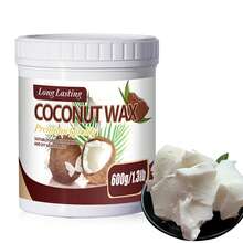600g Coconut Wax - Easy-Melt Wax For DIY Candle Making, Compatible With Dyes & Wicks, Handmade Craft Wax For Homemade Candles, Wax Blending & DIY Crafts. - 600g - View 1