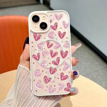 Un símbolo de amor en forma de corazón perfecto para el Día de San Valentín y para parejas.Esta funda protectora, que es magnética y diseñada para sentirse bien en la mano, es a prueba de caídas y resistente a los arañazos, lo que la hace ideal para varios modelos de , incluyendo el 17 Pro Max. - Blanco - Ver 3
