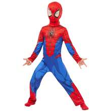 KIWI Spiderman Classic Z Costume For Kids - Officially Licensed Character Costume - Authentic Superhero Costume - Spiderman Classic Z Costume For Kids - Perfect For Parties And Carnival - Easy To Put On And Take Off, Comfortable And Lightweight Fabric - 彩色 - 查看 3