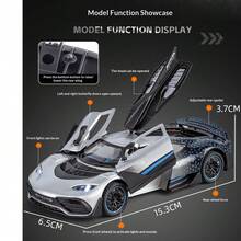 1:32 Precision Diecast - ONE Hypercar Model, Detailed Alloy Replica, Office Desk Display Collectible Toy, Automotive Gift For Boys, Holiday/Birthday Present - Multicolor - View 5