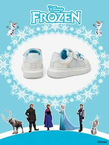 Disney 1 Pair Frozen Themed Children's Athletic Shoes, Including  Princess, Anna Princess And Arendelle Princess Sneakers, Suitable For Daily, Holiday Sports And Outdoor Wear. Comfortable, Non-Slip, Breathable Soles - White - View 3