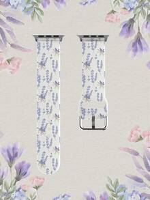 1条柔软弹性透气薰衣草色表带，兼容三星、荣耀智能手表，尺寸可选38mm、40mm、41mm、42mm、46mm、45mm、44mm、49mm；时尚休闲硅胶表带，适用于苹果手表Ultra系列SE/11/10/9/8/7/6/5/4/3/2/1 - 彩色 - 查看 14