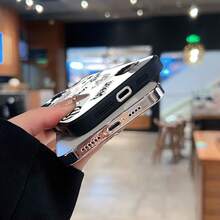 Estuche para teléfono con gráfico de ángel y personaje genial Compatible con teléfonos   17  16 Pro Max  15 Pro Max  13 y  12 Hecho de material de TPU, brinda protección contra golpes y caídas Regalo perfecto para amigos y familiares - Negro - Ver 5