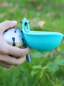 Bình nước cho thú cưng dung tích lớn 285ml kèm cốc du lịch chống rò rỉ và bát gấp gọn, nắp chống tràn, thiết kế di động, phù hợp cho mèo và chó, vật dụng thiết yếu cho các chuyến phiêu lưu ngoài trời, có sẵn màu hồng/xanh dương, nhiều họa tiết hoặc màu trơn. - Nhiều màu - Xem 4