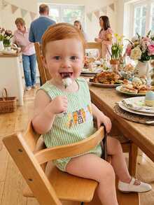 Newborn Baby Bodysuits - 綠色 - 查看 3