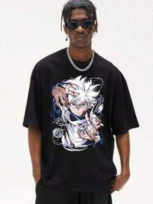 Men Outdoor Tees & Tanks - Black - View 1