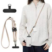 Lanyard Patch Adjustable Length Fashion Lanyard, Can Be Worn On Neck, Shoulder, Body Or Wrist To Prevent Phone From Falling, Lightweight, Easy To Install, Suitable For Travel, Outdoor Activities And Multiple Uses Spring Gift - Multicolor - View 2