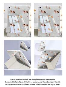 腊肠犬蝴蝶结樱桃图案平板电脑保护套,适用于 Air 4/5(10.9 英寸)、7/8/9(10.2 英寸)平板电脑,内置 Apple Pencil 插槽,也适用于 Galaxy Tab S6(10.4 英寸)、Tab A7 Lite(8.7 英寸)平板电脑,INS 风格皮革保护套,适合学生返校、情人节、新年礼物 - 彩色 - 查看 8