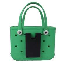 Phone Case Accessory Compatible With Bogg Bags Phone Case Holder Charm Accessory For Beach Bag Plastic Shell Case Keep Your Phone Handy And Secure In Your Tote Bag Dark Black 1 PC - Đen1 - Xem 1