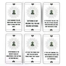 Buddha Wisdom Insight Oracle Cards, Family Party Entertainment Board Game - Black - View 8