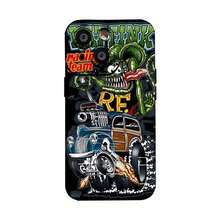 Funda para teléfono del equipo Rat Fink Racing, compatible con Samsung,  17,  16 Pro Max,  15 Pro Max,  13 y  12. Fabricada en TPU, elegante y de primera calidad, es impermeable, resistente a golpes y arañazos. Un regalo perfecto para familiares, amigos, seres queridos, novios/novias y aniversarios. - Negro - Ver 2