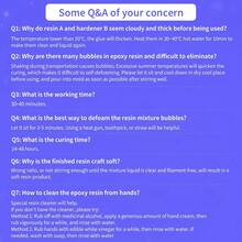 1000ml Casting Epoxy Resin, Bubble-Free And Crystal Clear Epoxy Resin Kit, Resin And Hardener With 1:1 Volume Mixing Ratio, Suitable For Jewelry Making, Handicrafts, And Arts - Multicolor - View 11