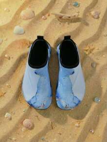 New Women's Beach Shoes, Non-Slip Soft Sole, Anti-Sand, Anti-Scratch, Quick-Dry, Outdoor Water Sports, Indoor Fitness, Running, Jumping, Yoga, Floor Socks, Snorkeling, Rafting, Swimming Shoes - Blue - View 2