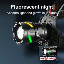 900000LM Most Powerful LED Headlamp Ultra Bright 1500M Head Flashlight Rechargeable Head Torch Fishing Hunting Headlight 18650 - Headlamp - View 6