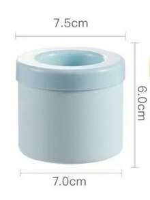 1個塑料製冰塊模具，簡單圓筒形冰模附蓋，適用於廚房冰箱和製冰機。可用於夏天製作可樂飲料冰塊，也可用於冷卻和製冰 - 彩色 - 查看 10