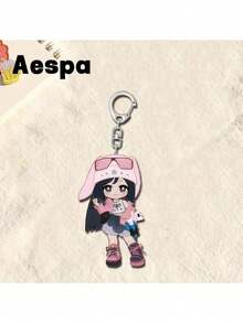 Aespa 亚克力钥匙扣吊坠，背包夹，学生文具礼物，送礼佳品 - 彩色 - 查看 8
