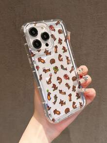 1pc Cute Dog Print Inflatable Phone Case, Soft TPU Protective Cover, Creative Pattern Phone Case, Compatible With IPhone 17 16 15 14 13 12 11 X, Ideal Gift For Valentine's Day, Birthday, Christmas, Halloween, Boyfriend, Family And Friends - Many - View 2